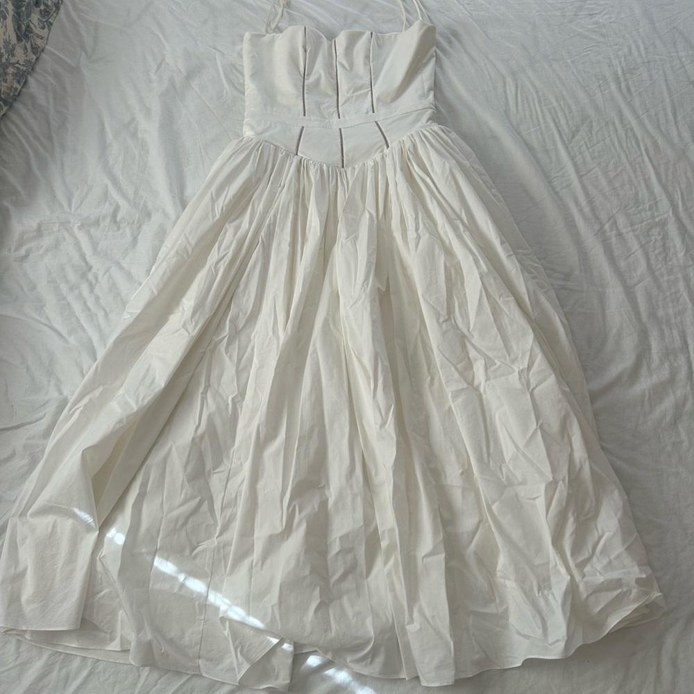 House of CB Ysabella Midi Dress - White